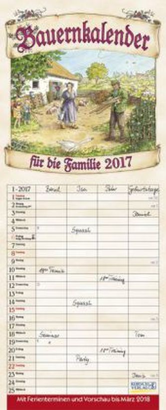 Bauernkalender 2017