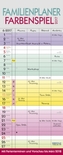 Familienplaner Farbenspiel 2017