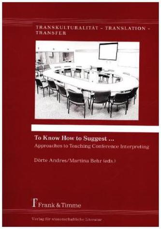 To Know How to Suggest ...