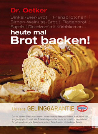 Dr. Oetker heute mal Brot backen