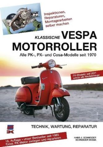 Klassische Vespa Motorroller