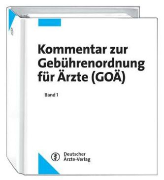Kommentar zur Gebührenordnung für Ärzte (GOÄ), 3 Ordner zur Fortsetzung