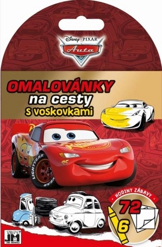 Omaľovánky na cesty s voskovkami Autá