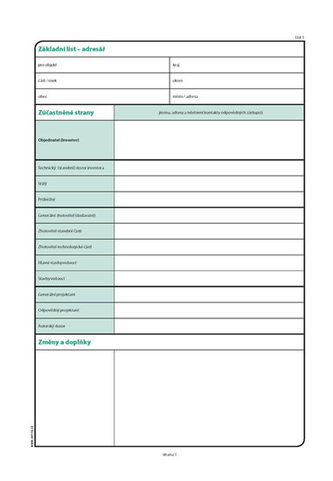 Stavebný denník, A4, 53 listov, číslovaný, NCR