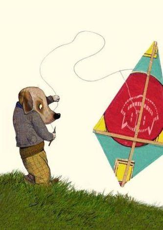 Drachensteigen, Postkarten