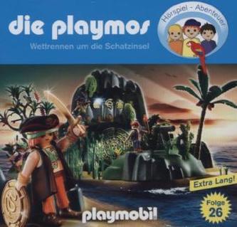 Die Playmos - Wettrennen um die Schatzinsel, Audio-CD