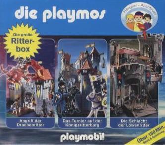 Die Playmos - Die große Ritter-Box, 3 Audio-CDs