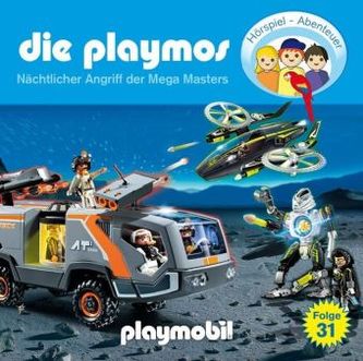 Die Playmos - Nächtlicher Angriff der Mega Masters, 1 Audio-CD