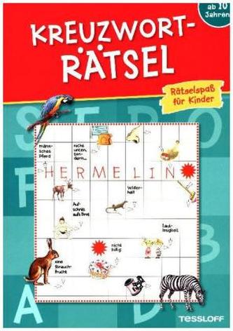 Kreuzworträtsel (blau), ab 10 Jahren