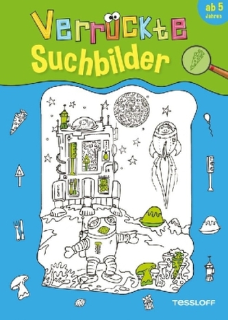 Verrückte Suchbilder (blau)