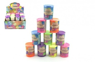 Sliz - hmota hopíková skákací 4x6cm 16ml asst 6 barev 24ks v boxu
