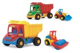 Auto multitruck s nakladačem/ válcem plast 24cm 12m+ Wader