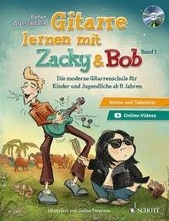 Gitarre lernen mit Zacky & Bob, m. Audio-CD. Bd.1