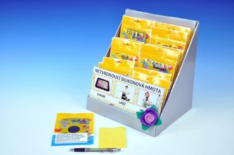 Think Doh Silikonová tvořící hmota netvrdnoucí zapékací asst 6 barev 30ks v boxu