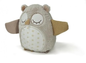 Chytrá noční sovička plyš 23cm se senzorem na baterie se zvukem v krabici