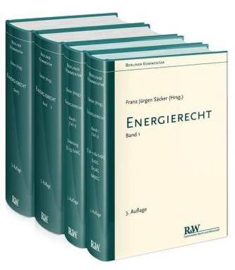 Energierecht (EnergieR), 3 Bde. in 4 Tl.-Bdn. (zur Subskription)