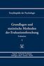 Grundlagen und statistische Methoden der Evaluationsforschung