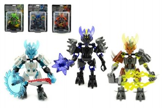 Robot bojovník plast 14cm asst 6 druhů na kartě