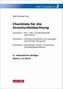 Checkliste für die Inventurbeobachtung, 3 Tle.