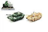 Tank plast/kov PB 16cm na spätné natiahnutie (1ks v balení) 2 farby