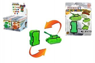 Číslo/Vozidlo Pocket Morphers plast 6cm asst mix čísel 20ks v boxu