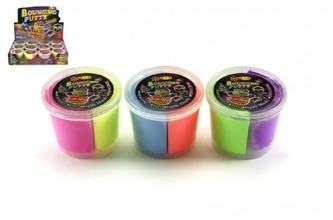 Sliz - Hmota skákací v kelímku 7x5cm, 3 barvy 1- 1 kus