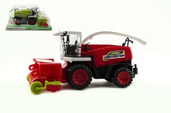 Kombajn plast 24cm asst 2 barvy volný chod v blistru