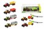 Traktor s vlečkou kov/plast 23cm asst 6 druhů v krabičce