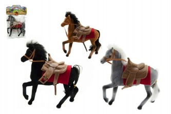 Kůň fliška 13cm asst 3 barvy v sáčku