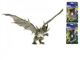 Drak plast 10cm asst 4 druhy v krabičce