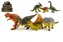 Dinosaurus plast 25cm asst 12ks v boxu