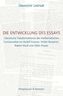 Die Entwicklung des Essays