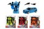 Transformer auto/robot plast 17cm asst 4 barvy v krabici