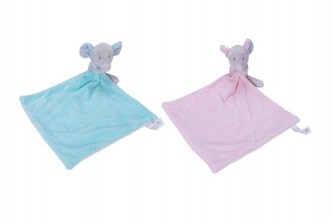Slon usínáček plyš 25cm asst 2 barvy v sáčku 0+