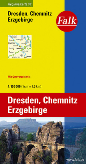 Falk Plan Dresden, Chemnitz, Erzgebirge