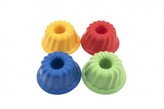 Formička Bábovka kulatá plast 12x7cm; různé barvy 12m+ - 1 kus