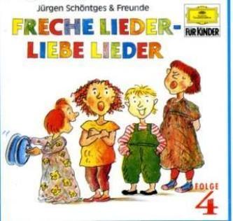 Freche Lieder - Liebe Lieder, 1 Audio-CD. Folge.4