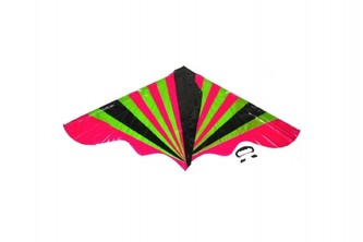 Drak létající plast 120x61cm asst 2 druhy v sáčku