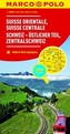 MARCO POLO Karte Schweiz Östlicher Teil, Zentralschweiz. Suisse orientale, Susisse centrale / Svizzera orientale, Svizzera centr