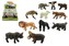 Zvířátka safari ZOO plast 6cm asst 12druhů v sáčku 24ks v boxu