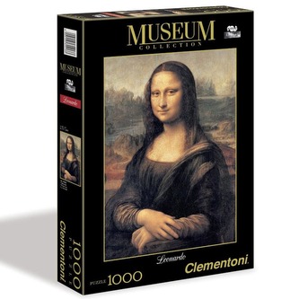 Clementoni Puzzle Museum Leonardo Mona Lisa / 1000 dílků