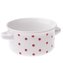Keramická mísa s puntíky 560ml/Bílá
