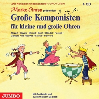 Große Komponisten für kleine und große Ohren, 4 Audio-CDs