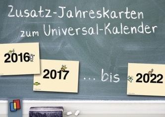 Zusatz-Jahreskarten zum Universal-Kalender