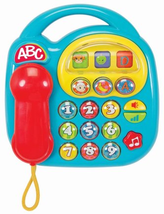 Baby telefon, na baterie, 20 x 20 cm