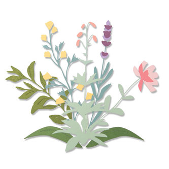 SIZZIX Thinlits vyrezávacie kovové šablóny - Stonky jari 8 ks