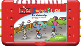 Wörterrallye, Kontrollgerät mit Spiralbuchblock