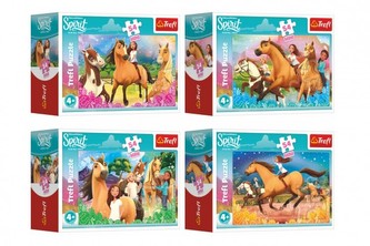 Minipuzzle 54 dílků Čas na nové dobrodružství/Dreamwork, v krabičce 9x6.5x4cm, 4 druhy