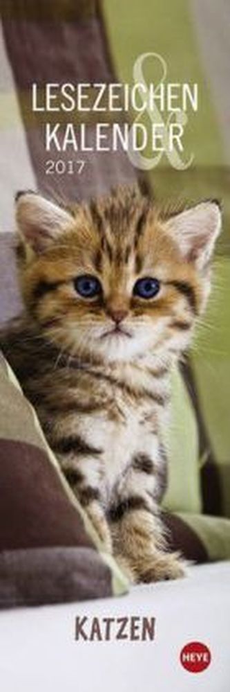 Katzen Lesezeichen & Kalender 2017