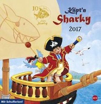 Käpt n Sharky Posterkalender quadratisch 2017